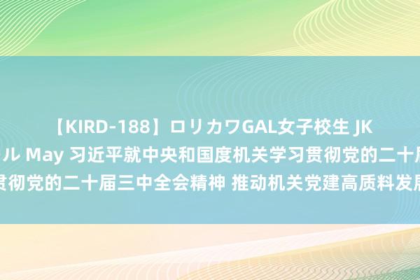 【KIRD-188】ロリカワGAL女子校生 JK連続一撃顔射ハイスクール May 习近平就中央和国度机关学习贯彻党的二十届三中全会精神 推动机关党建高质料发展作出紧迫指令