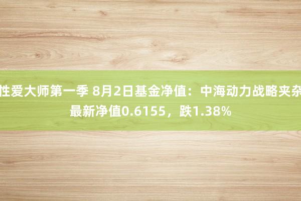 性爱大师第一季 8月2日基金净值：中海动力战略夹杂最新净值0.6155，跌1.38%